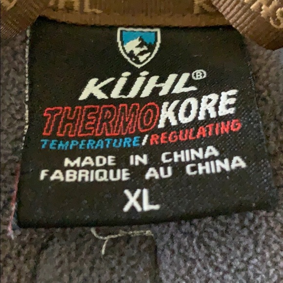 Kuhl Wool 1/4 Zip Fleece XL - Picture 3 of 5